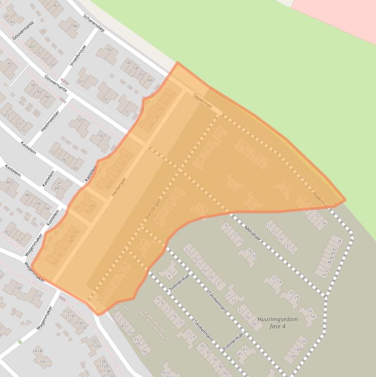 Kaart van postcodegebied 6603MJ.