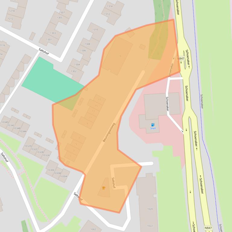 Kaart van postcodegebied 6604AM.