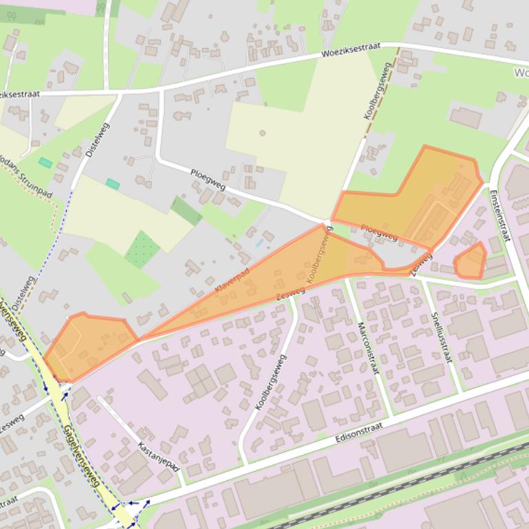 Kaart van postcodegebied 6604BN.