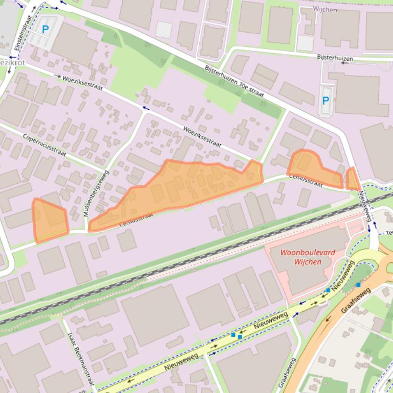 Kaart van postcodegebied 6604CV.