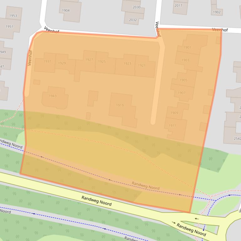 Kaart van postcodegebied 6604DE.