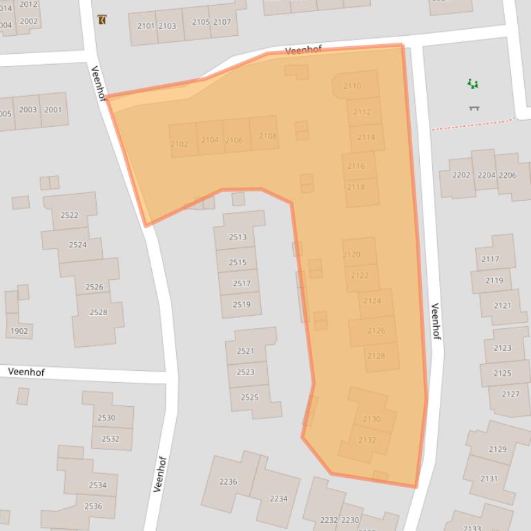 Kaart van postcodegebied 6604DM.