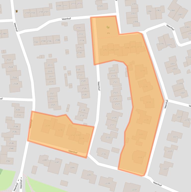 Kaart van postcodegebied 6604DP.