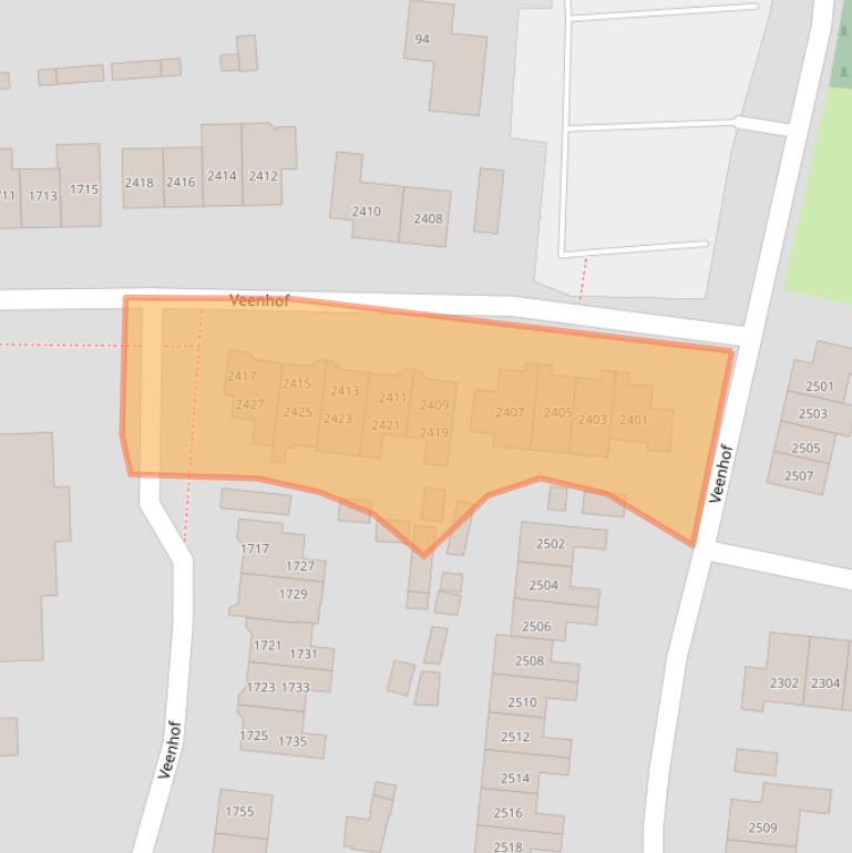 Kaart van postcodegebied 6604DT.