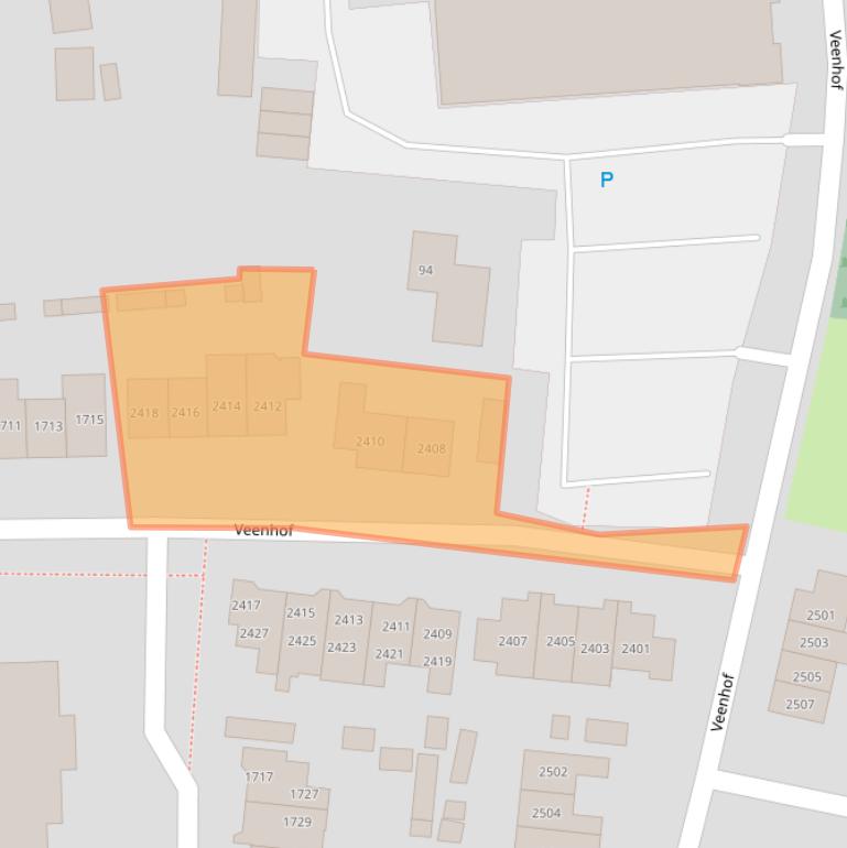 Kaart van postcodegebied 6604DV.