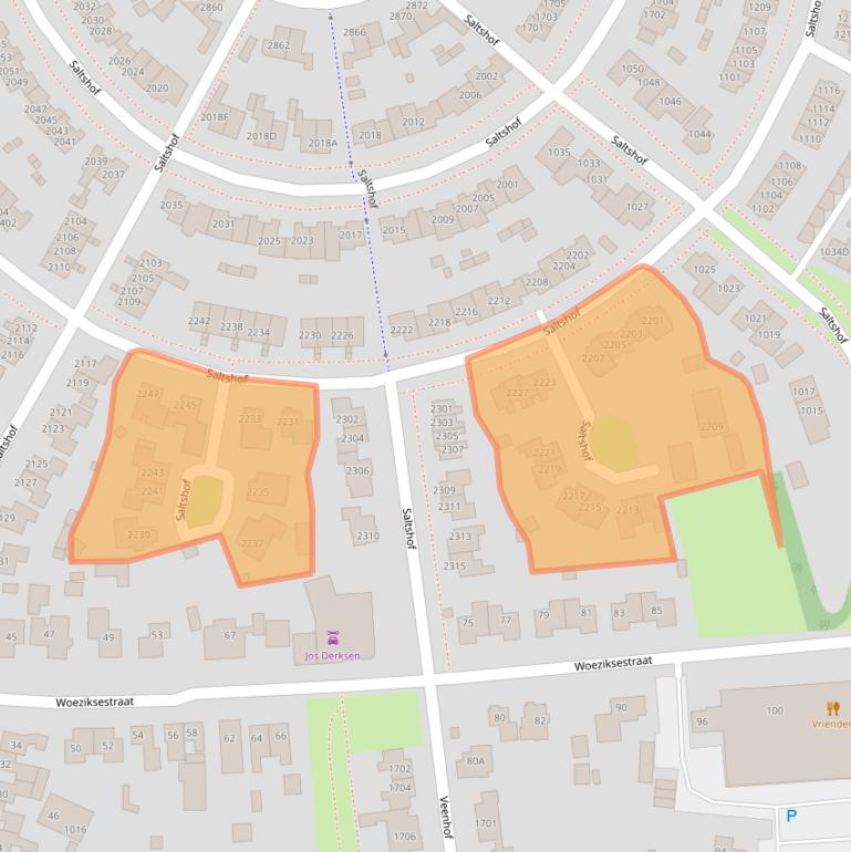Kaart van postcodegebied 6604EW.