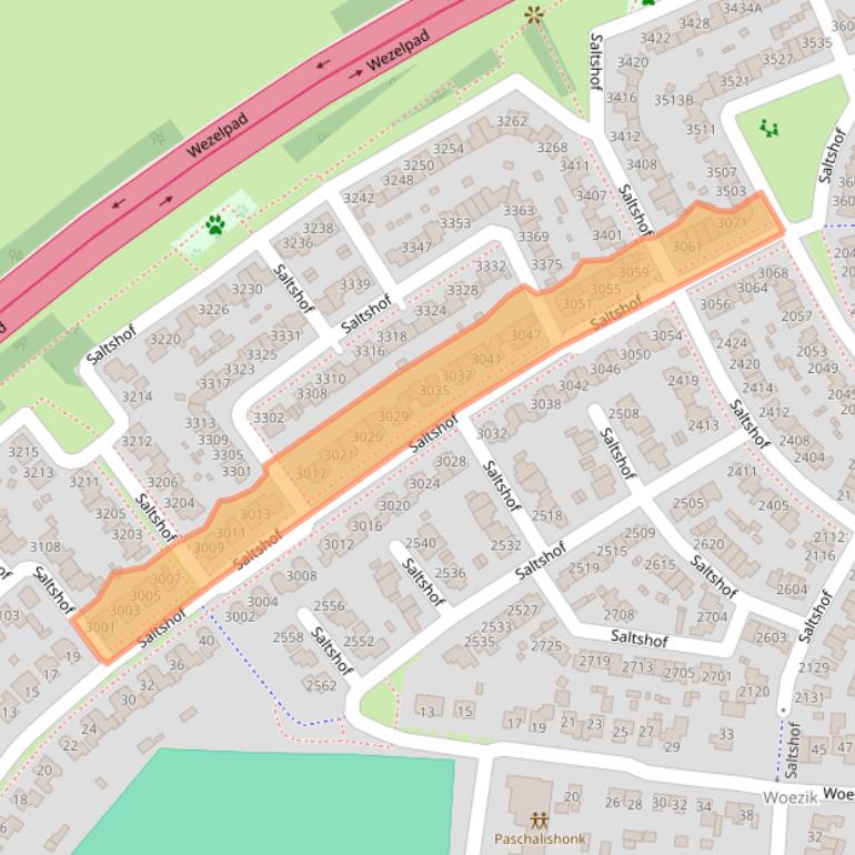 Kaart van postcodegebied 6604GK.