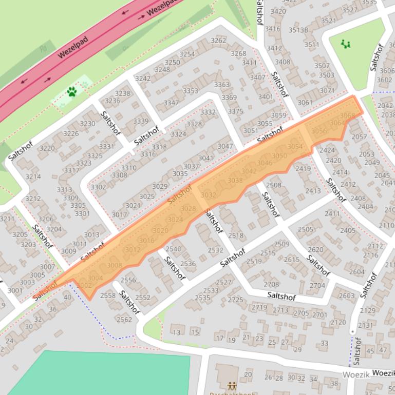 Kaart van postcodegebied 6604GL.