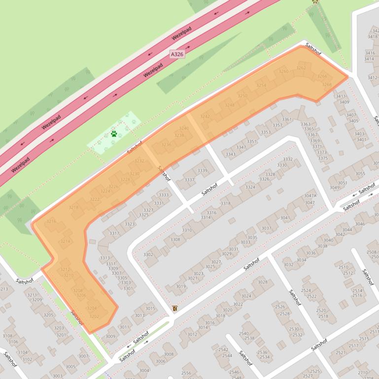 Kaart van postcodegebied 6604GP.