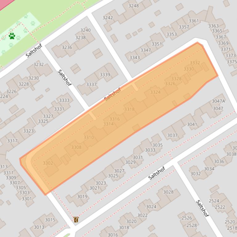 Kaart van postcodegebied 6604GS.