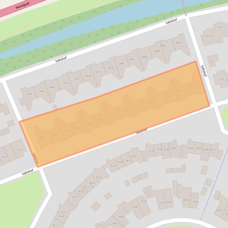 Kaart van postcodegebied 6604GX.