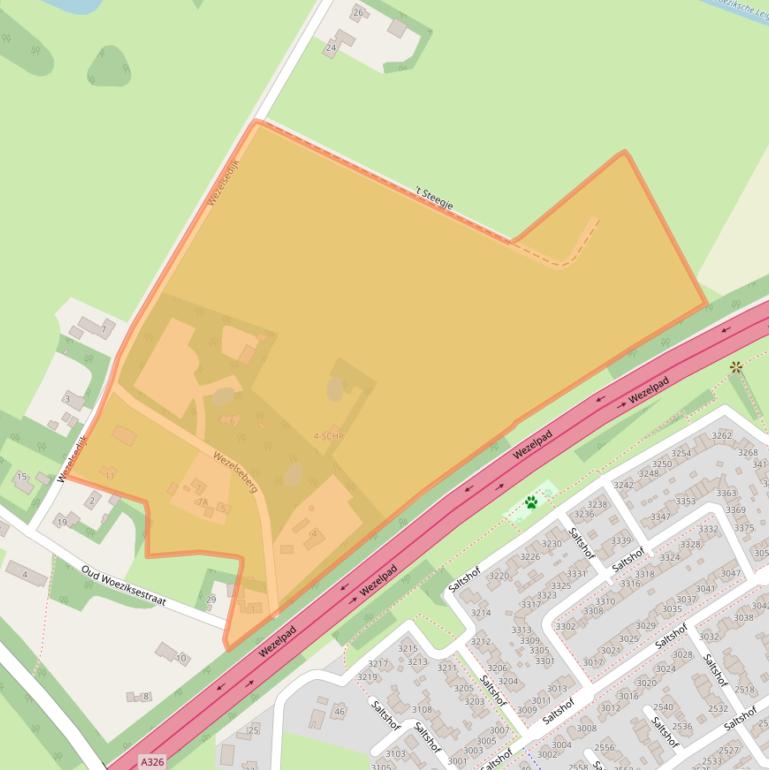 Kaart van postcodegebied 6604KE.