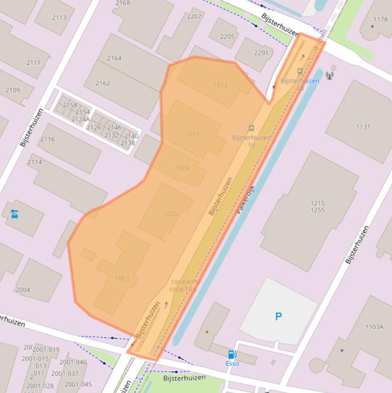 Kaart van postcodegebied 6604LA.