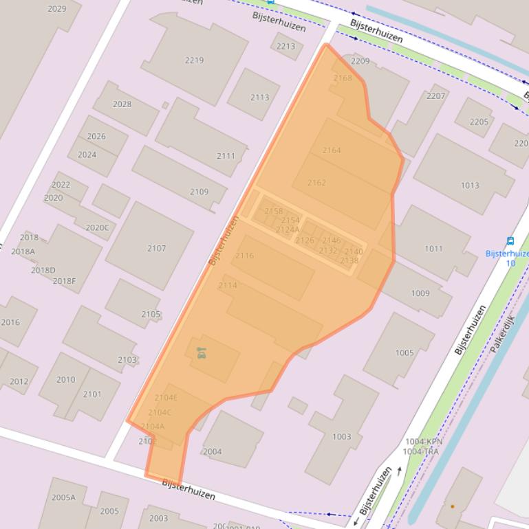 Kaart van postcodegebied 6604LG.