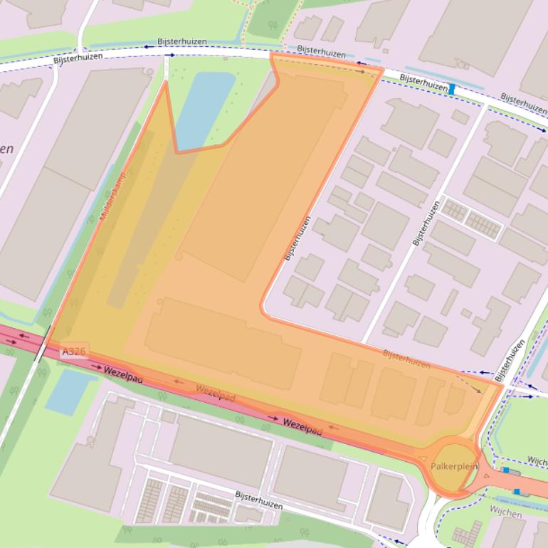 Kaart van postcodegebied 6604LH.