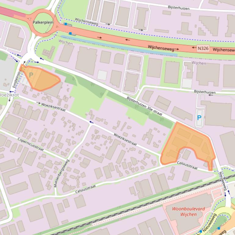 Kaart van postcodegebied 6604LR.