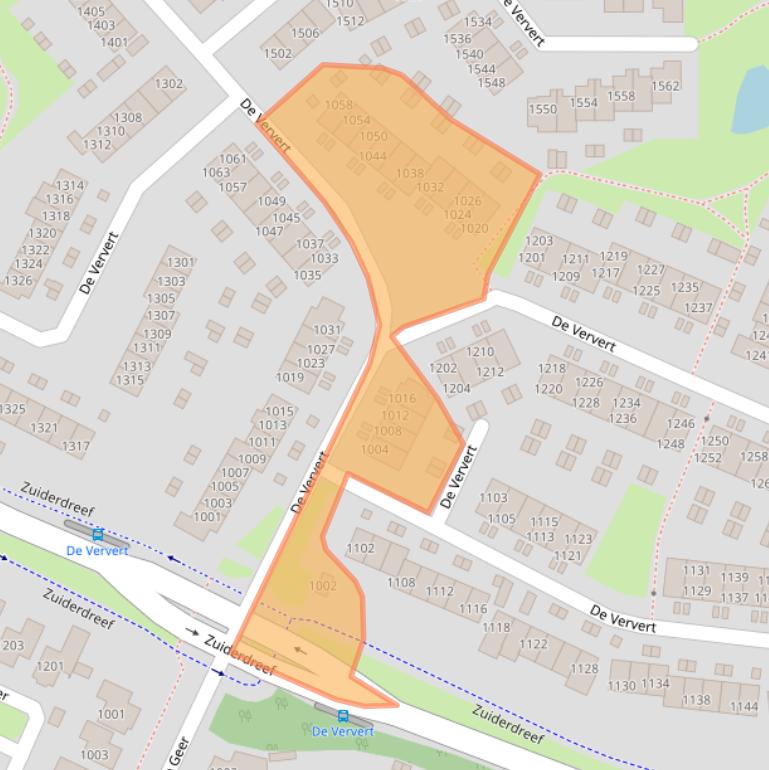 Kaart van postcodegebied 6605AB.