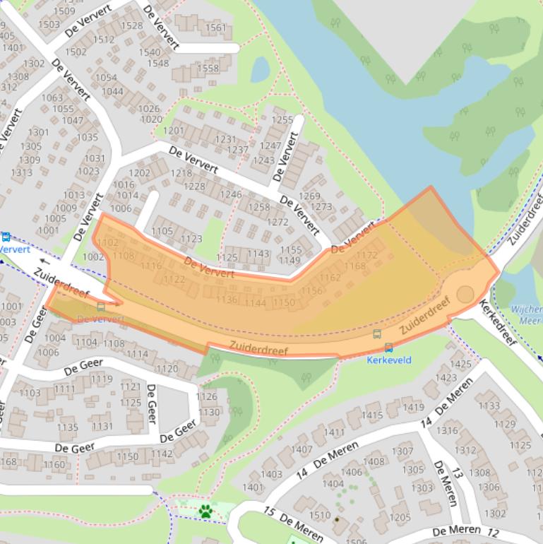 Kaart van postcodegebied 6605AD.