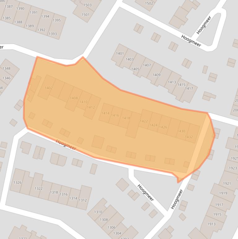 Kaart van postcodegebied 6605BH.