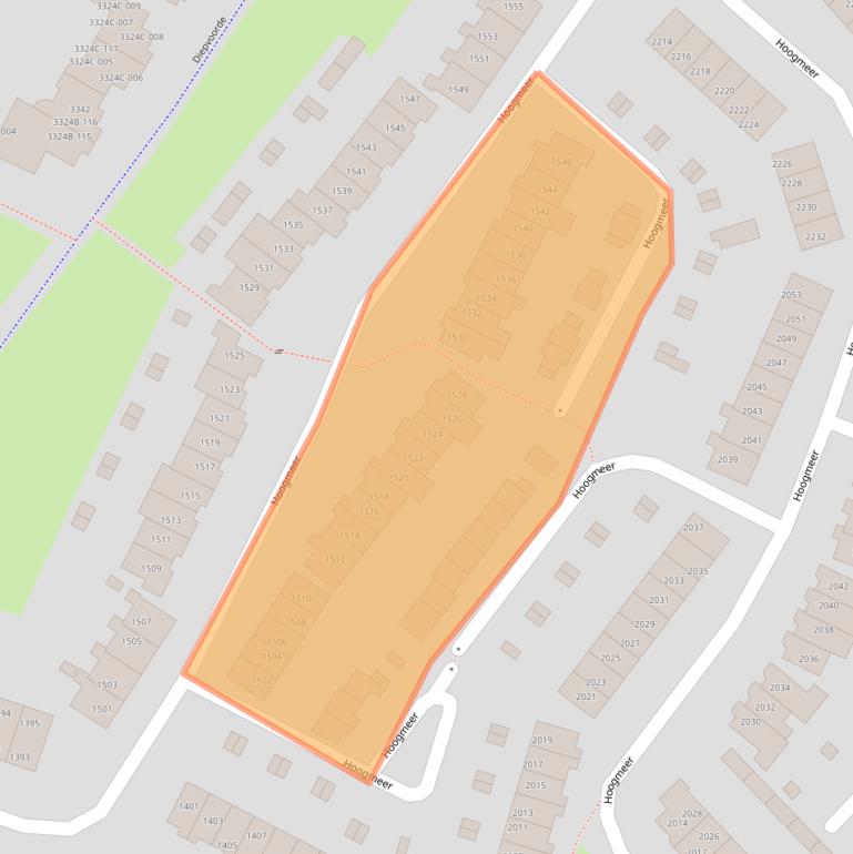 Kaart van postcodegebied 6605BK.