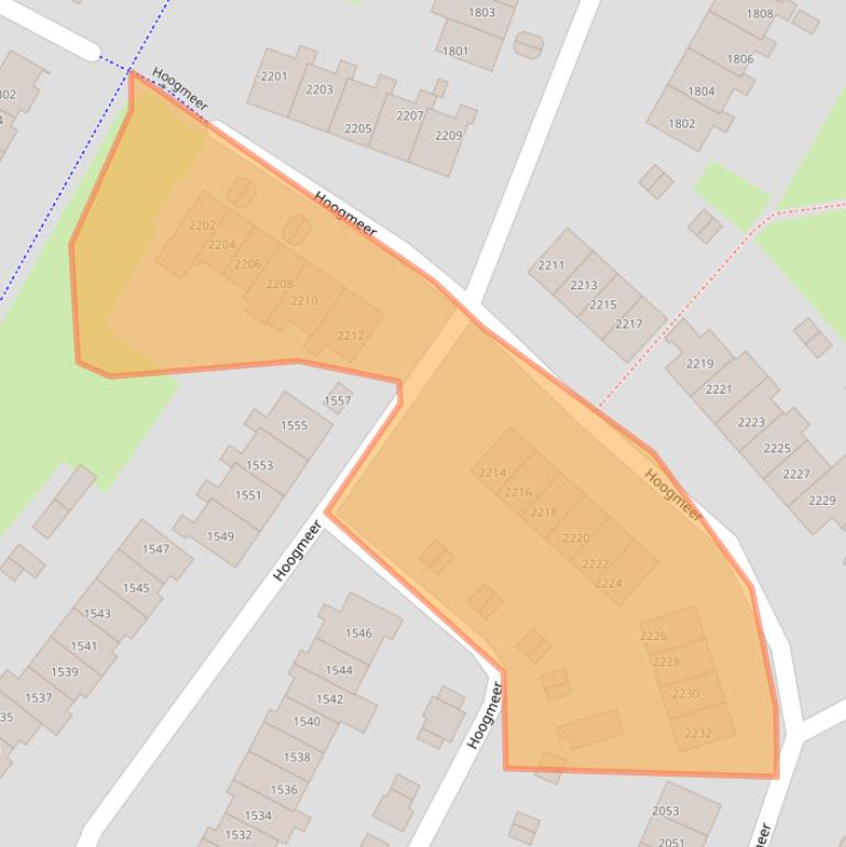 Kaart van postcodegebied 6605BV.