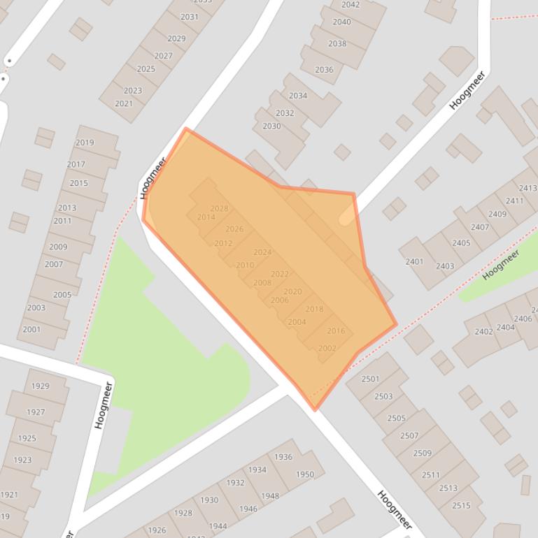 Kaart van postcodegebied 6605CB.