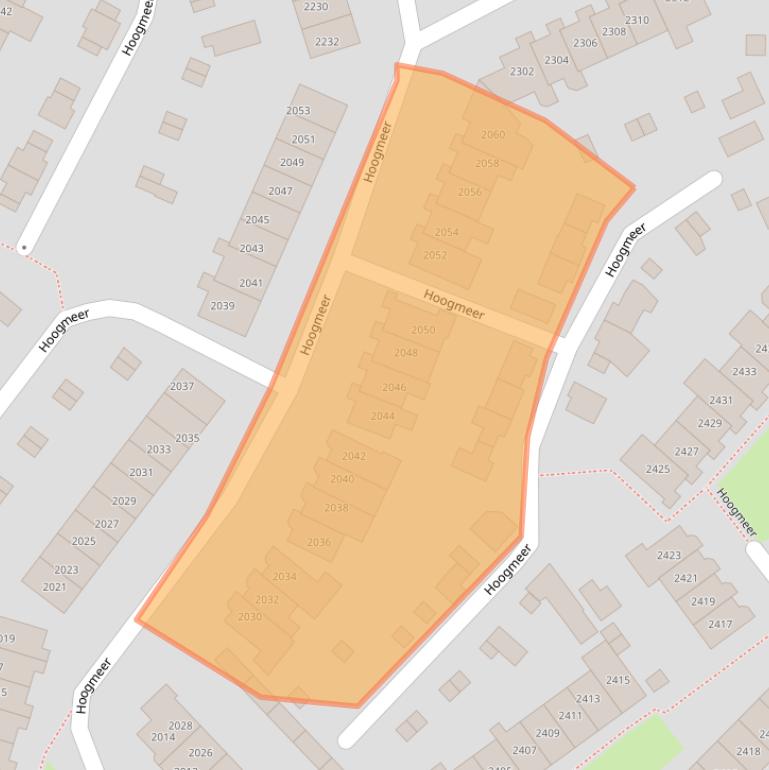 Kaart van postcodegebied 6605CC.