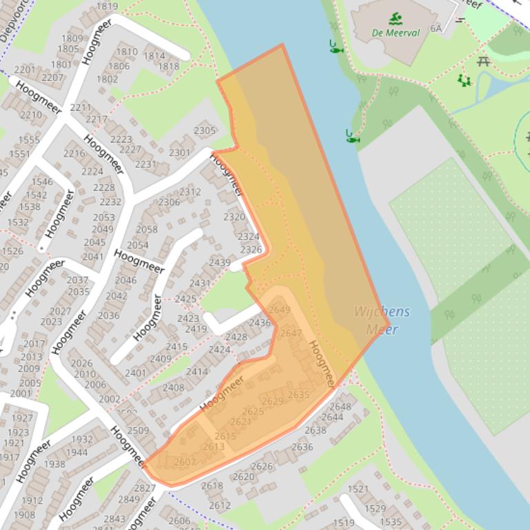 Kaart van postcodegebied 6605CG.