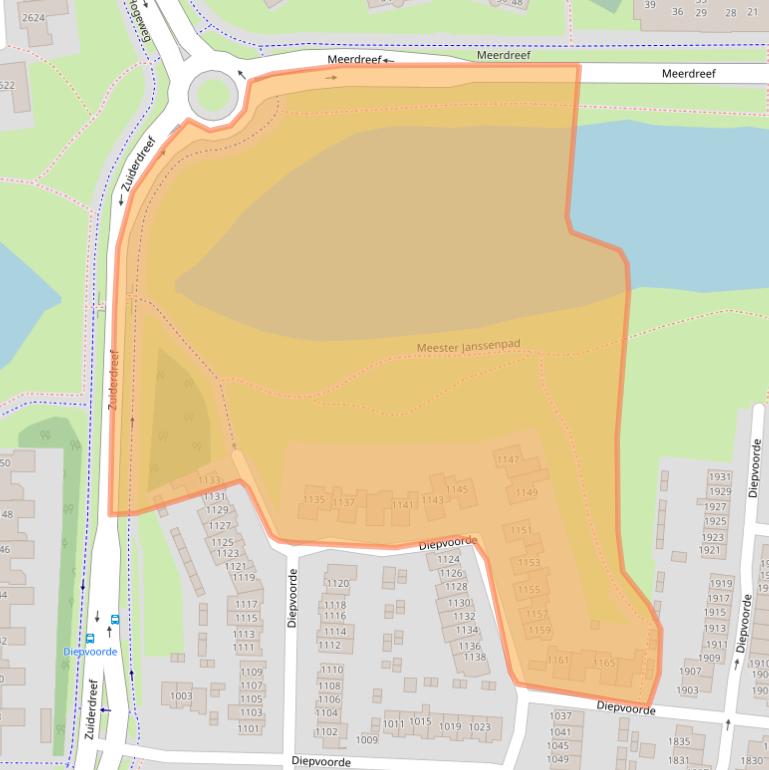 Kaart van postcodegebied 6605EG.