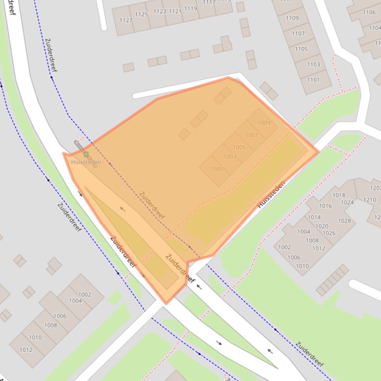 Kaart van postcodegebied 6605HA.