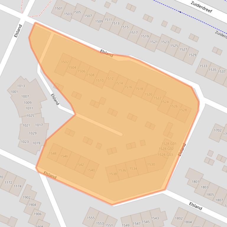 Kaart van postcodegebied 6605KP.