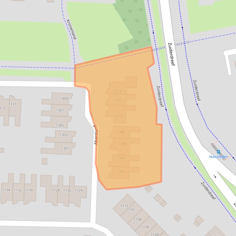 Kaart van postcodegebied 6605ML.