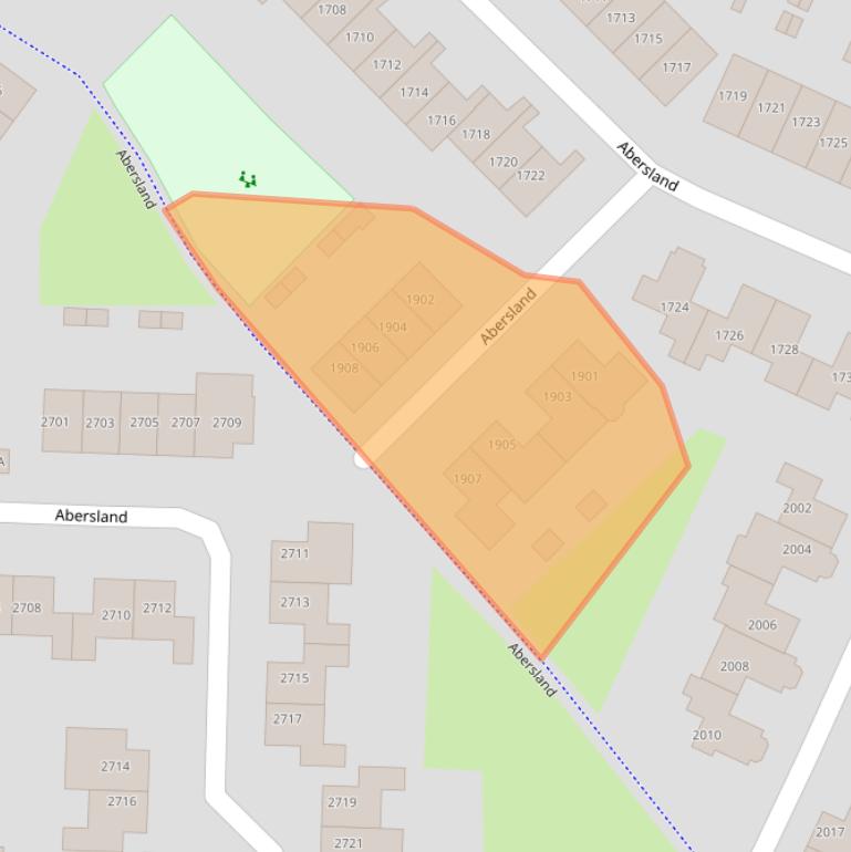 Kaart van postcodegebied 6605NE.