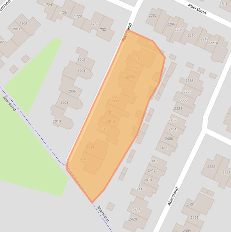 Kaart van postcodegebied 6605NG.