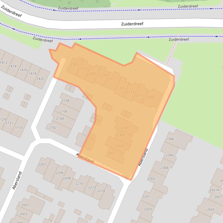 Kaart van postcodegebied 6605NN.