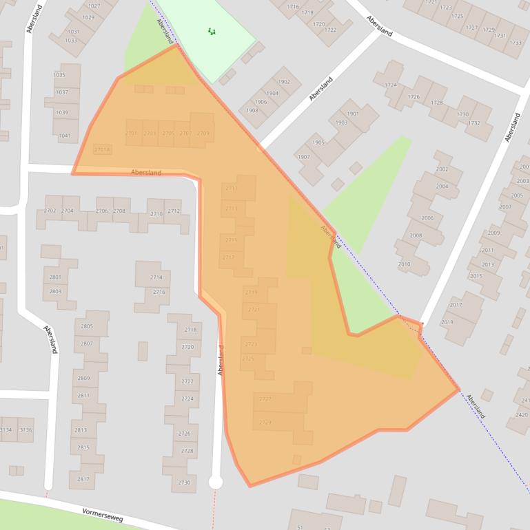 Kaart van postcodegebied 6605PA.