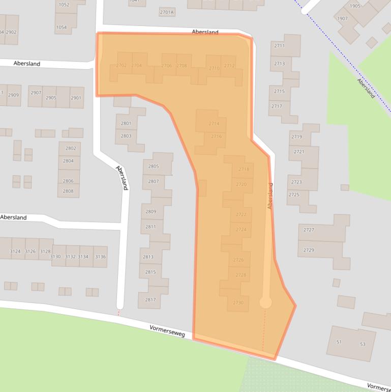 Kaart van postcodegebied 6605PB.