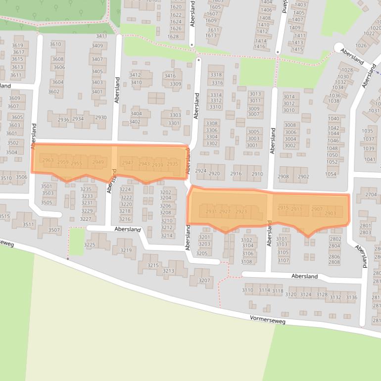 Kaart van postcodegebied 6605PD.