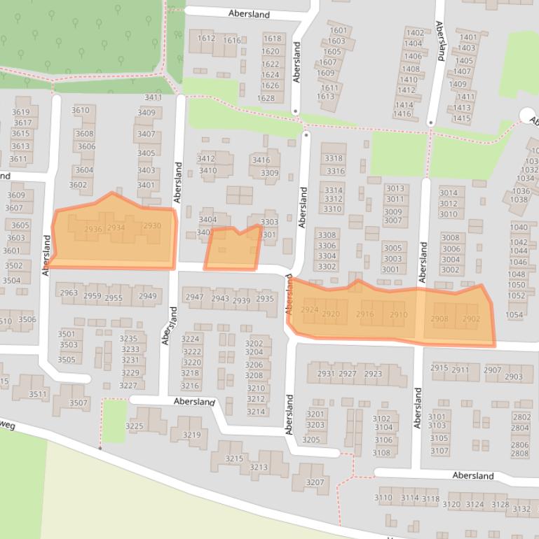Kaart van postcodegebied 6605PE.