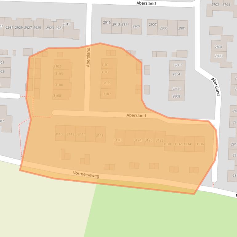 Kaart van postcodegebied 6605PJ.