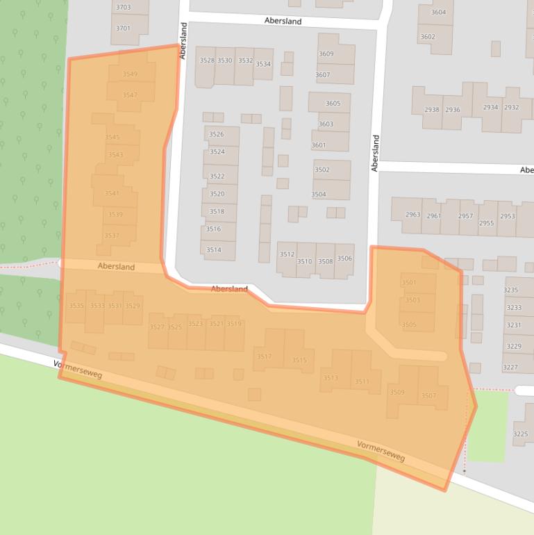 Kaart van postcodegebied 6605PP.