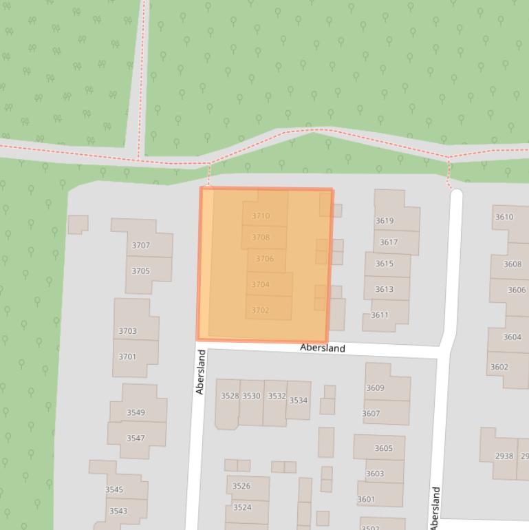 Kaart van postcodegebied 6605PW.