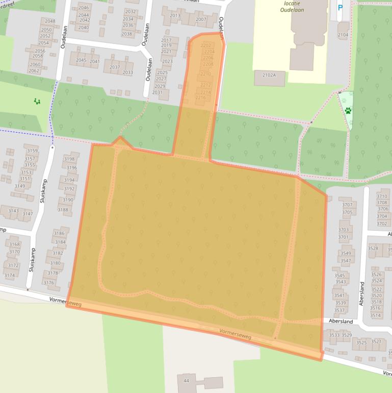 Kaart van postcodegebied 6605SJ.