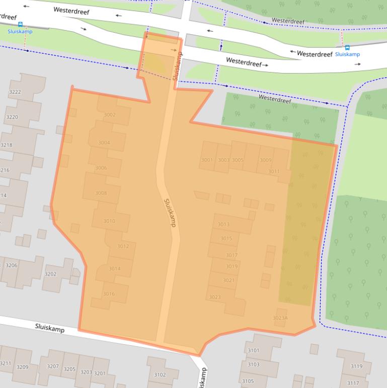 Kaart van postcodegebied 6605SK.