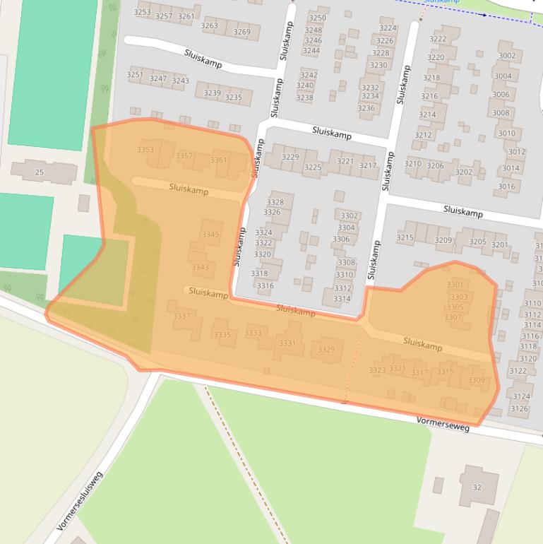 Kaart van postcodegebied 6605ST.