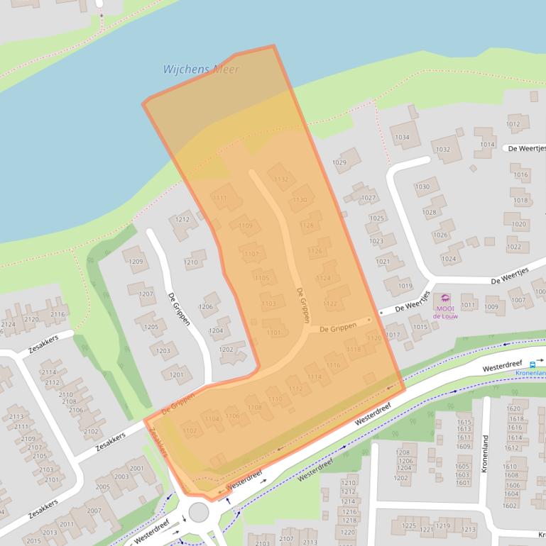 Kaart van postcodegebied 6605TA.