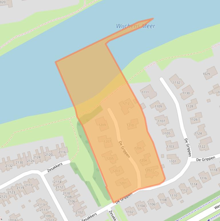 Kaart van postcodegebied 6605TB.