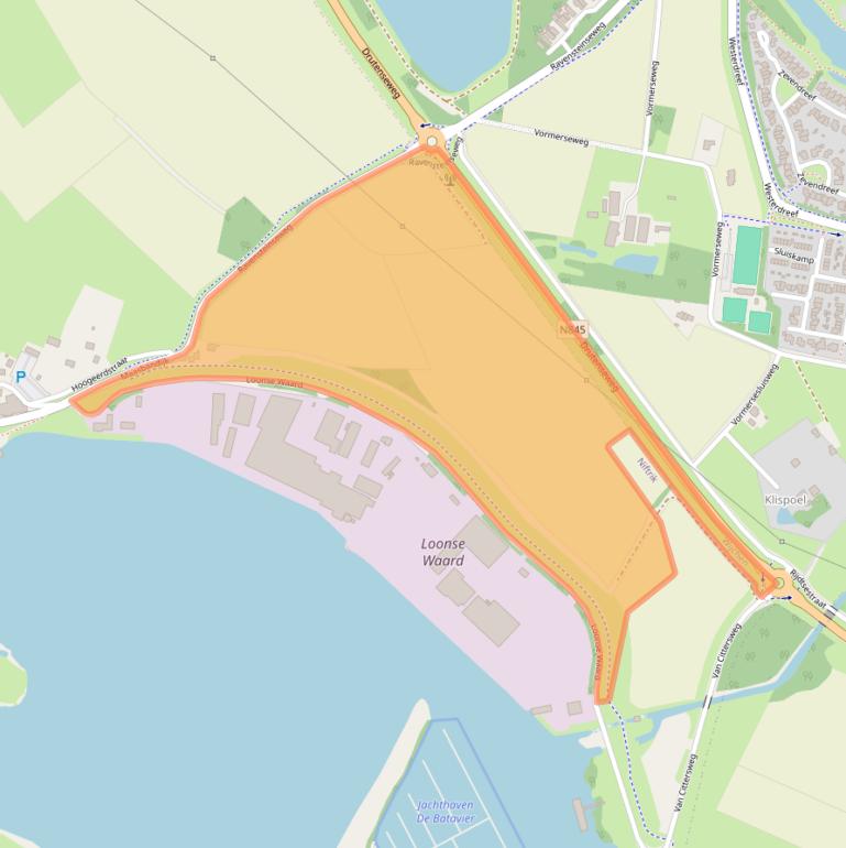 Kaart van postcodegebied 6606KK.