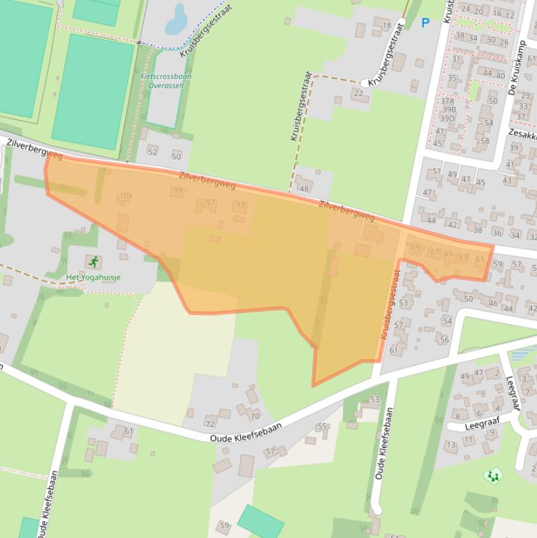 Kaart van postcodegebied 6611BC.