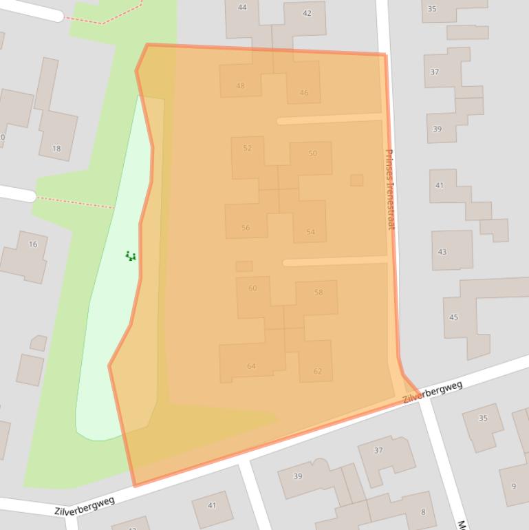 Kaart van postcodegebied 6611BK.